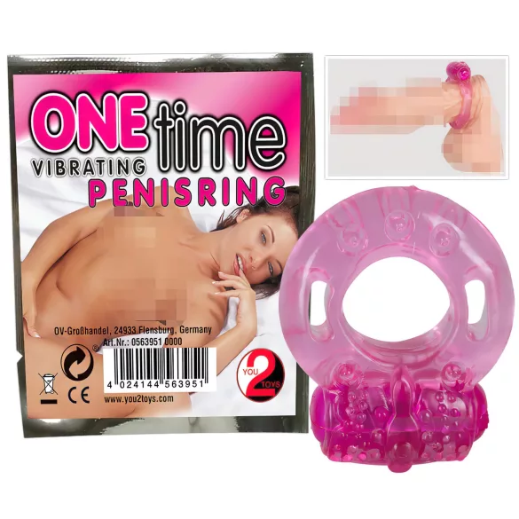 You2Toys - Einzigartiger Vibrations-Penring (Pink)