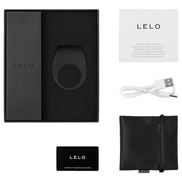 LELO Tor 2 - Akku Penisring mit Vibration (schwarz)