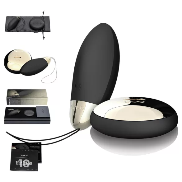 LELO Lyla 2 - tragbares Vibro-Ei mit Fernbedienung (schwarz)
