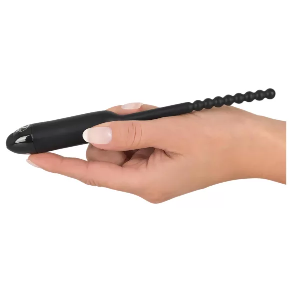 You2Toys Pearl Dilator - Perlenharnröhrenvibrator - 0,8cm (schwarz)