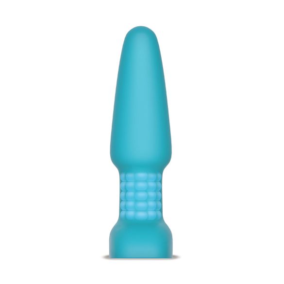 b-Vibe - rotierender Perlen-Akkus anales Vibro (Türkis)