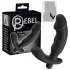 Rebel - Prostata-Vibrator mit Penis (schwarz)