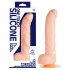 One Touch 8 - Hoden-Silikonvibrator (natur)