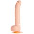 One Touch 8 - Hoden-Silikonvibrator (natur)