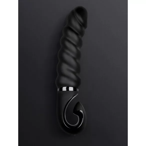 Gvibe G-jack 2 - Wiederaufladbarer, wasserdichter Silikonvibrator (schwarz)