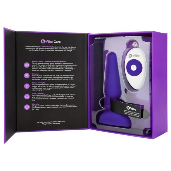 b-Vibe trio - 3-Motor Analvibrator (lila)