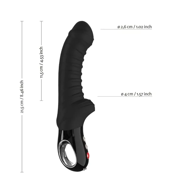 Fun Factory Tiger G5 - wasserdichter G-Punkt-Vibrator (schwarz)