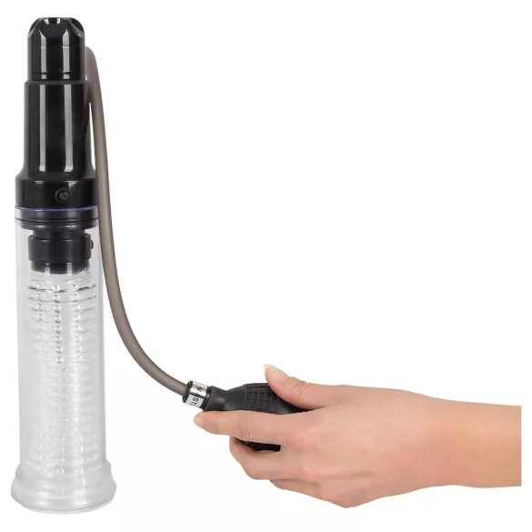 You2Toys - 2in1 - Penispumpe & Masturbator (transparent)
