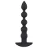 Black Velvets - wiederaufladbarer Analvibrator mit 5 Perlen (schwarz)
