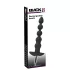 Black Velvets - wiederaufladbarer Analvibrator mit 5 Perlen (schwarz)