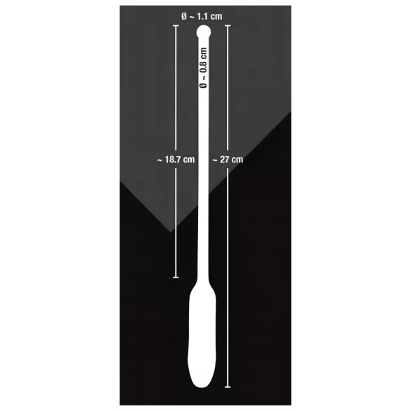 You2Toys DILATOR - Silikon, Vibrationsdilator - Schwarz (8-11mm)