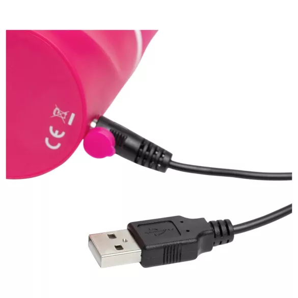 Happyrabbit G-spot - wasserdichter Vibrator mit Klitorisarm (pink)