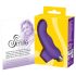 SMILE Finger - gewellter, lila Silikon-Fingervibrator