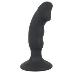 Black Velvet - Akkubetriebener Penis-Analvibrator (schwarz)