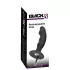 Black Velvet - Akkubetriebener Penis-Analvibrator (schwarz)