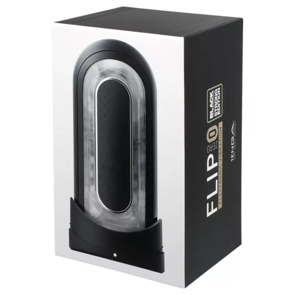 TENGA Flip Zero - vibrierender Masturbator (schwarz)