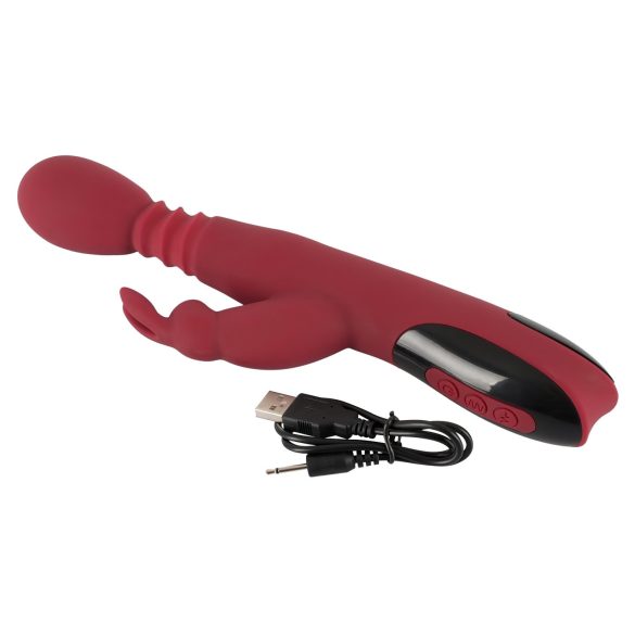 You2Toys Massager - stoßende, drehende und wärmende G-Punkt-Vibrator (rot)