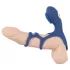 SMILE Couple - Wiederaufladbarer Vibrations-Paar-Ring (Blau)