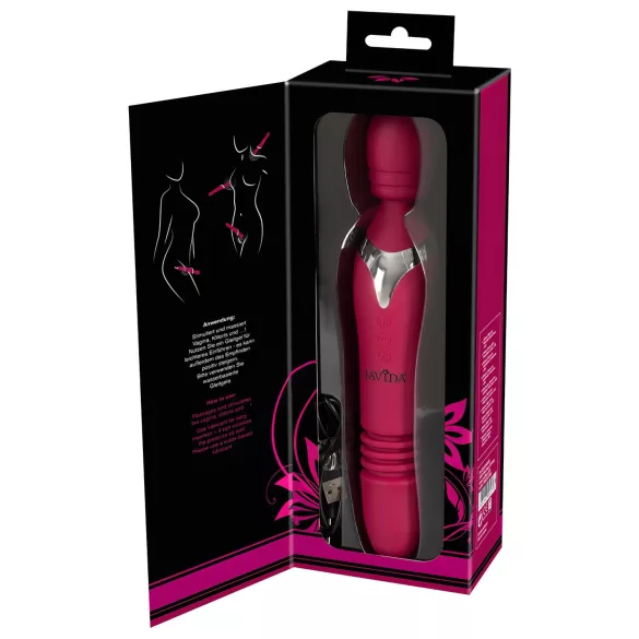 Javida Thrusting - 3-in-1 Massagevibrator (rot)