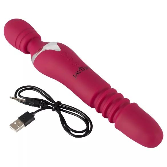Javida Thrusting - 3-in-1 Massagevibrator (rot)