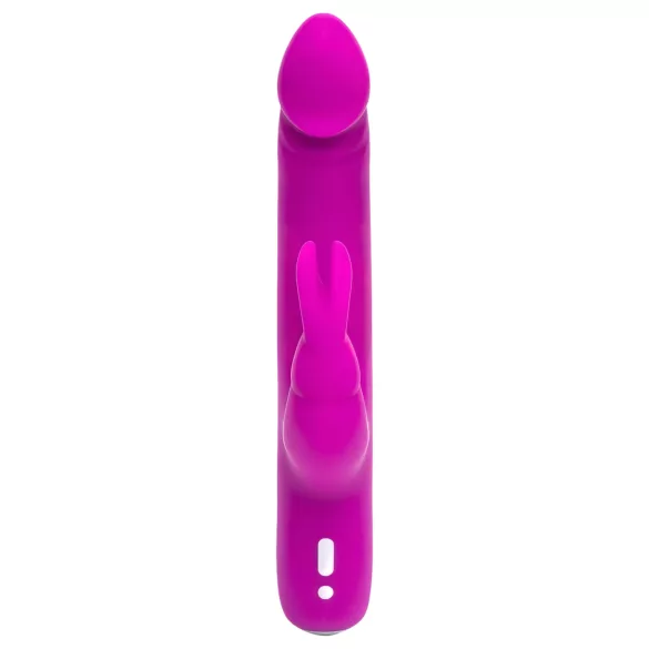Happyrabbit Realistic Slim - Akku-Vibrator mit Klitorisarm (lila)