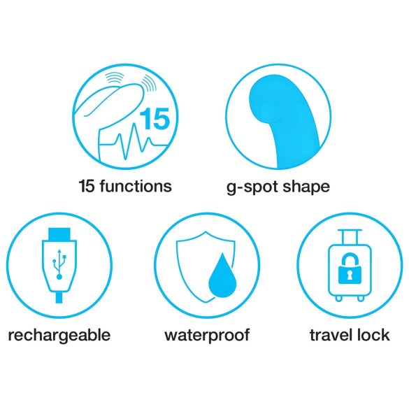 Happyrabbit G-Punkt Slim - Vibrator (schwarz)