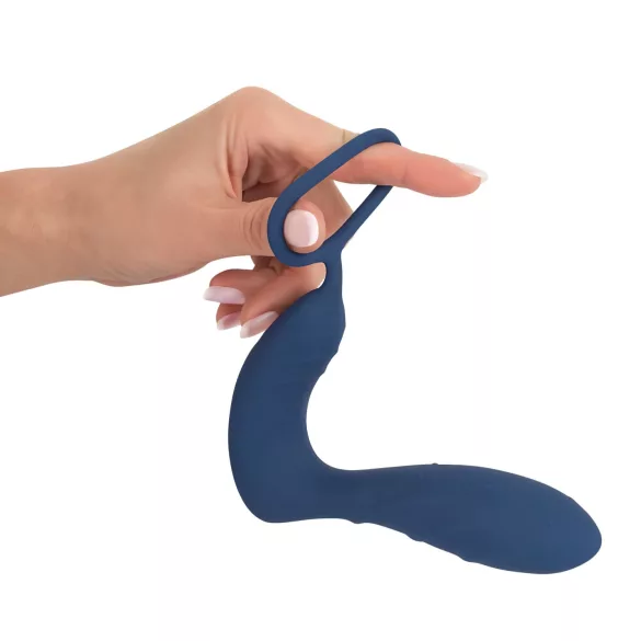 You2Toys Prostata Plug - Analvibrator mit Penisring (blau)