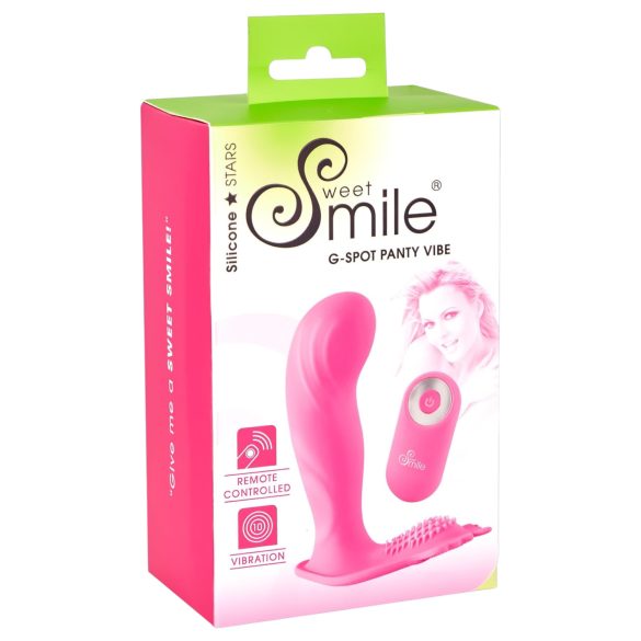 SMILE G-Spot Panty - Akku, Funk, tragbarer Vibrator (pink)