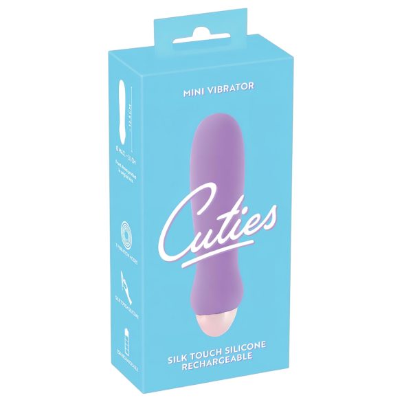 Cuties Mini Purple - Akku Silikon-Stabvibrator (lila)