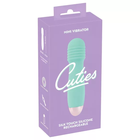 Cuties Mini Wand - Akku Mini-Massagevibrator (Grün)