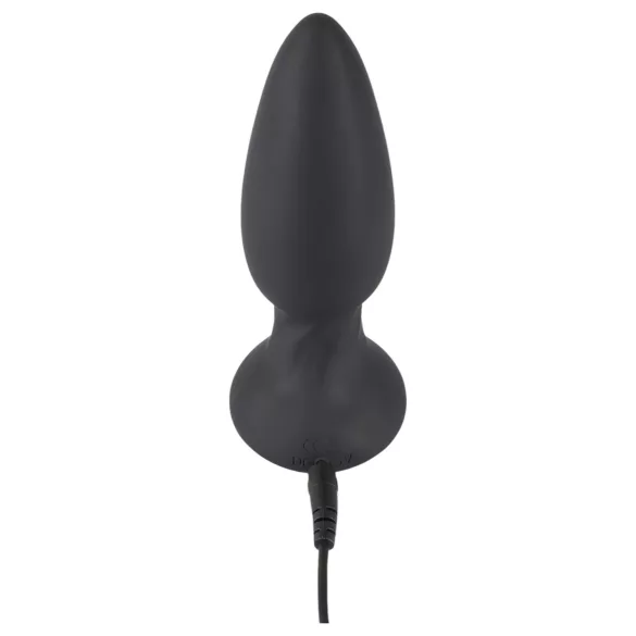 Black Velvet - Drehender Perlen Anale Vibrator (schwarz)
