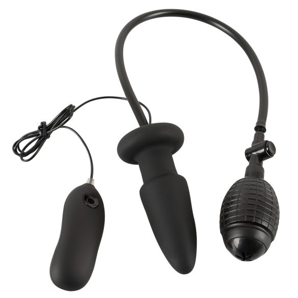 You2Toys - Aufblasbarer Analdehner-Vibrator (Schwarz)