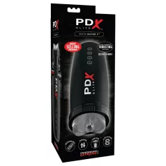   PDX Elite Moto Bator 2 - saugender, auf‑ und abbeweglicher Masturbator (schwarz)