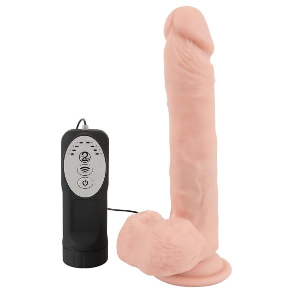 Medical Thrusting - Saugnapf-Vibrator mit Stoßdrehung (natur)