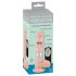 Medical Thrusting - Saugnapf-Vibrator mit Stoßdrehung (natur)