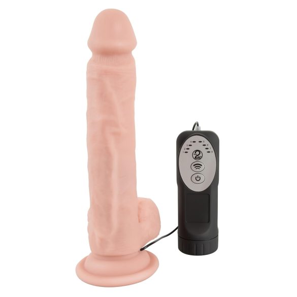 Medical Thrusting - Saugnapf-Vibrator mit Stoßdrehung (natur)
