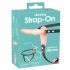 You2Toys - Strap-On - Wiederaufladbarer, Hautfarbener Vibrator zum Anschnallen