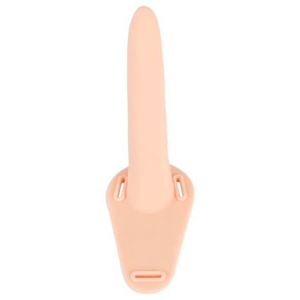 You2Toys - Strap-On - Wiederaufladbarer, Hautfarbener Vibrator zum Anschnallen