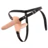 You2Toys - Strap-On - anlegbarer Doppelvibrator (hautfarben)