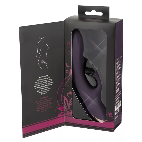 Javida - Wasserdichter Vibrator mit Klitorissauger (lila)