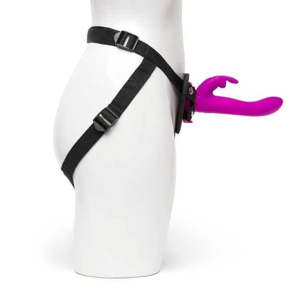 Happyrabbit Strap-On - lila Kaninchen Strap-On Vibrator