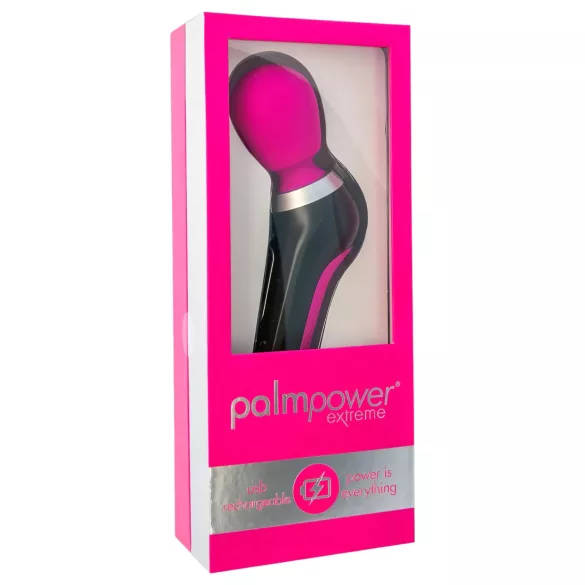 PalmPower Extreme Wand - Akku-Massagestab Vibrator (pink-schwarz)