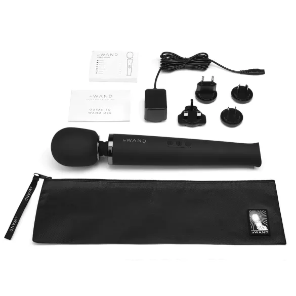 Le Wand Petite - exklusiver, wiederaufladbarer Massagevibrator (schwarz)