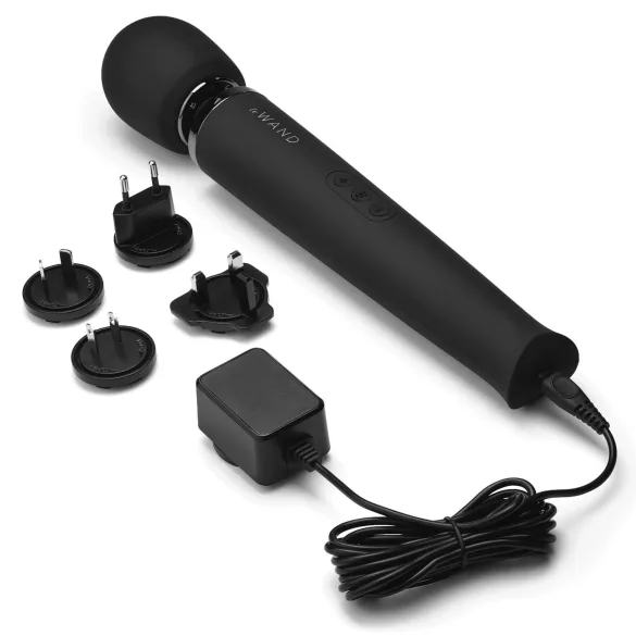 Le Wand Petite - exklusiver, wiederaufladbarer Massagevibrator (schwarz)