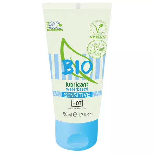 HOT Bio Sensitive - Veganer Gleitgel auf Wasserbasis (50ml)