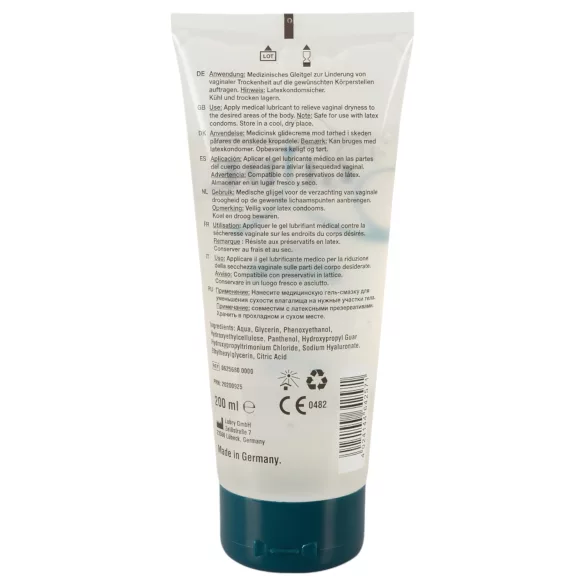 Just Glide Premium Original - vegan, wasserbasiertes Gleitgel (200ml)