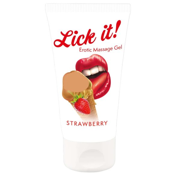 Lick it! - 2in1 essbares Gleitmittel - Erdbeere (50ml)