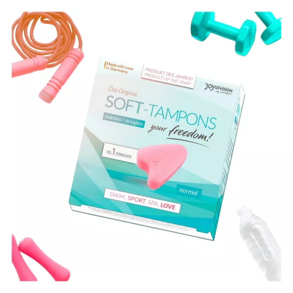 JoyDivision Soft-Tampons - schnurlose weiche Tampons (3 Stk.)