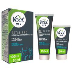   Veet - Intimenthaarungscreme und Balsam für Männer (100+50ml)