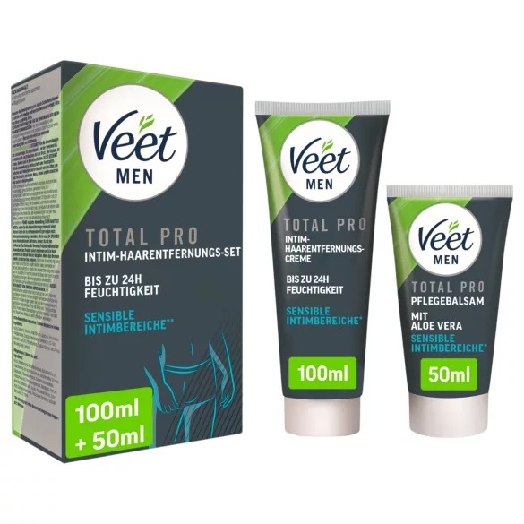 Veet - Intim-Enthaarungscreme und Balsam für Männer (100 ml + 50 ml)